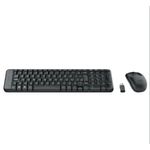 Combo Teclado E Mouse Logitech Sem Fio Mk220 - 920-004431 Preto