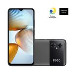 Smartphone Xiaomi Poco M4 5G Tela 6,58'' 6GB+128GB+Fone Bluetooth Preto