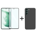 Kit com 3 Películas 3D + 2 Capas Case Samsung Galaxy S22 Plus