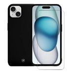 Kit Capa Silicon Cloud e Pelicula Nano Vidro para iPhone 15 Plus - Gshield