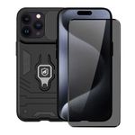 Kit Capa Defender e Película Defender Pro Privacidade para iPhone 15 Pro - Gshield