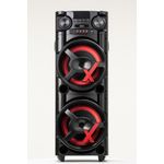 Torre Som 1000W Amvox Aca1000 Tws Led Duplo Woofer 8 Biv
