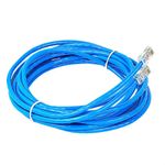 Cabo De Rede Cat5e Montado Azul - 1 Metro