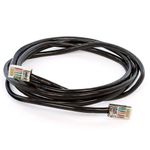 Cabo De Rede Blindado Cat5e Com Rj45 Preto - 5 Metros