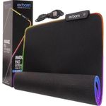Mousepad Gamer Extra Grande Com Led Colorido Exbom