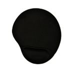 Mouse Pad Gel Com Apoio Descanso De Pulso Medio - Preto
