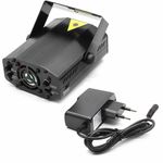Mini Projetor Laser Canhão de Luz Efeitos Holográfico 150mw Iluminação para Festa