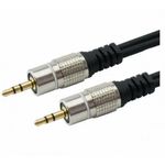 Cabo P2 Fitz - P2 + P2 Estereo Plug Metal - 3m
