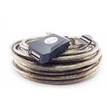 Cabo Extensor USB Macho X Fêmea Amplificado 10 Metros