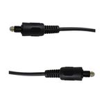 Cabo Óptico Áudio Digital Toslink 2 Metros 4mm Premium Quality