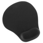 Mouse Pad Ergonômico com Apoio Base Gel Medio Preto
