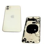 Usado: Carcaça Completa Branco iPhone 11 Chassi Aro Flex Botões A2221