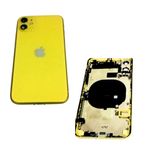 Usado: Carcaça Completa Amarelo iPhone 11 Chassi Aro Flex Botões A2221