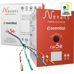 Cabo De Rede Cat.5e Cmx 305m Branco Nexans - Cx - 305