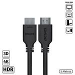 Cabo Hdmi 2.0 4k 28awg Puro Cobre 5 Metros - Phm20-5