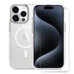 Kit Capa Anti-Slip Magsafe e Pelicula Nano Vidro para iPhone 15 Pro - Gshield
