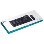 Teclado + Mouse Dynamic Abnt2 1000 Dpi Usb 1.8 Metros Preto