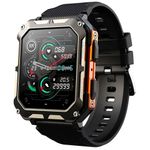 Relógio Masculino Bluetooth Chamada Tela Hd 1.83 Ip68