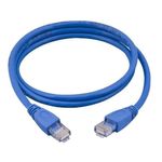 Cabo de Rede 5 Mts Ethernet Lan Rj45 Cat5E Azul 5 Metros
