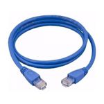 Cabo de Rede Ethernet Lan Rj45 Cat 6 Utp Azul - 5 Metros