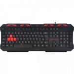 Teclado Gamer Fortrek Spider GK706 Preto/Vermelho