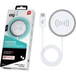 Carregador Magnético Sem Fio WQ2WH Branco ELG