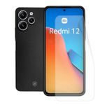 Kit Capa Silicon Veloz e Película Hydrogel HD para Xiaomi Redmi 12 - Gshield
