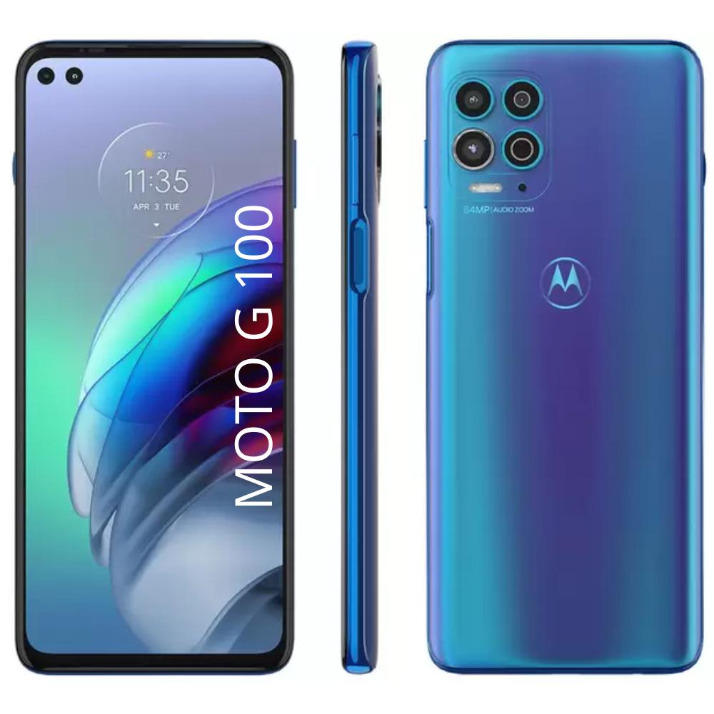 Motorola Moto G100 256 GB Luminous Ocean Excelente - Trocafone
