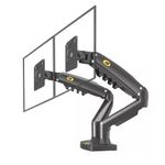 Suporte Com Pistão De Mesa Duplo Para 2 Monitor De 17 Até 30 Polegadas