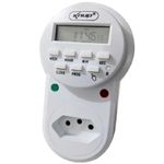 Temporizador Timer Digital Tomada Programável Liga e Desliga - Bivolt