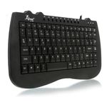Mini Teclado com Cabo USB Padrão ABNT2 Preto