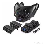 Carregador Dual Power Dock com 2 Baterias para Controle Xbox One Dobe 300mah