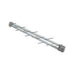 Antena Log Uhf 16 Elementos - Brasforma Cinza Claro