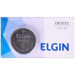 BATERIA BOTAO LITIO CR2032 3V ELGIN