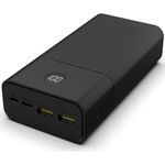 Carregador Portátil Power Bank 30.000mah Super Carga Rápida Preto