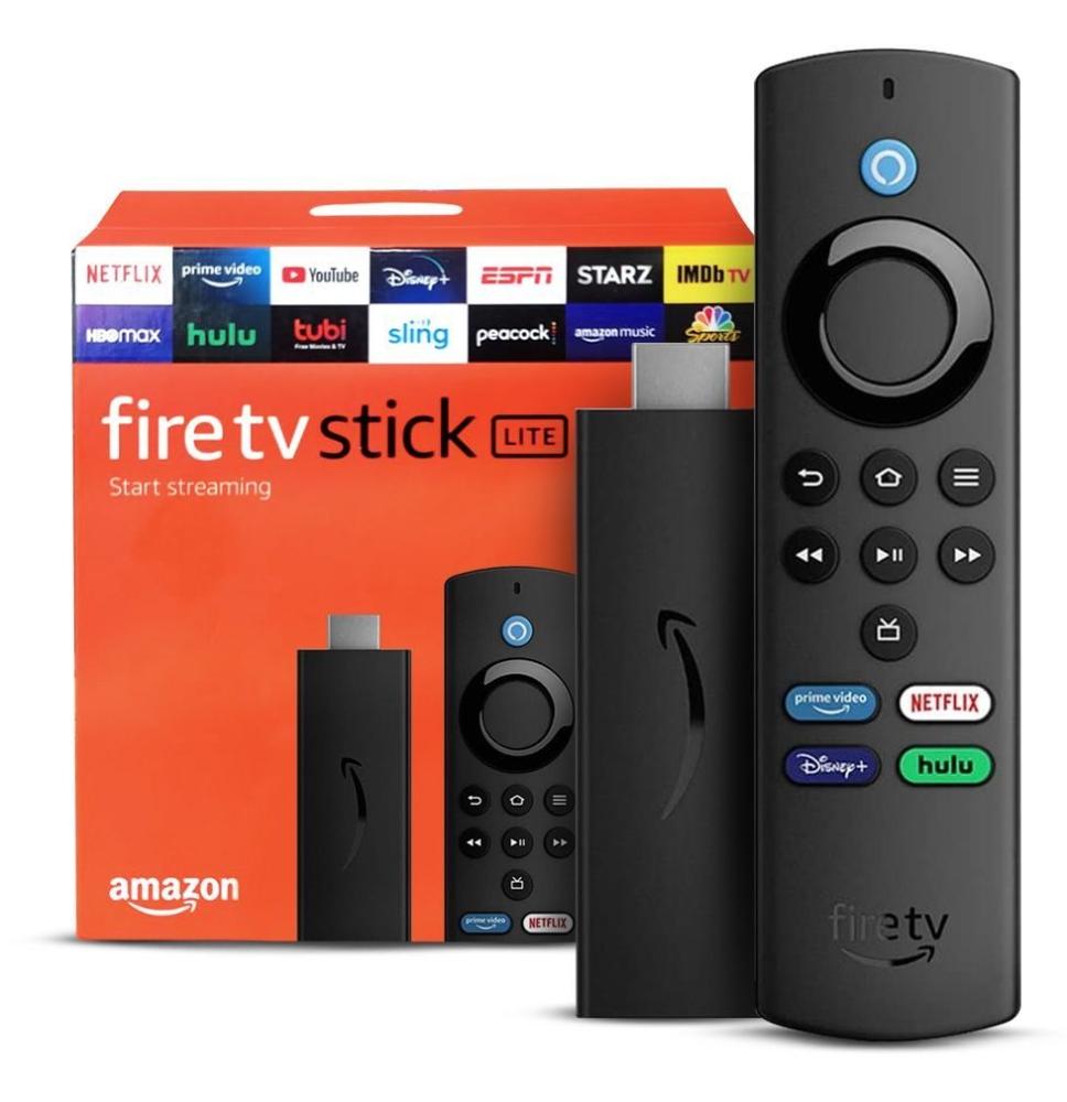 Fire Tv Stick Lite 2ª Geração Amazon Controle Remoto Por Voz Com