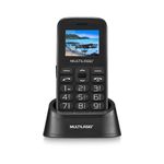 Celular Vita com Base Tela 1.8 Pol. Dual Chip 2G USB Bluetooth Preto - P9121