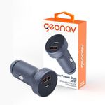 Carregador Veicular Ultrarrápido Pd 20w Qc 18w Usb-a Usb-c