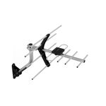 Antena Digital De TV Externa Yagi Intelbras AE 3010 UHF HDTV Longo Alcance Com Mastro E Cabo 10 Metros