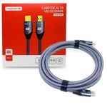 Cabo Hdmi 8K 60Hz - 4K 120Hz - 2.1V Full Ultra Hd Dolby TrueHD, DTS-HD 1.5 Mts