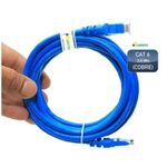Cabo De Rede Cat 6 3 Metros 3m Patch Cord Rj45 Lan Internet