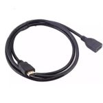 Cabo Extensor HDMI Macho X HDMI Femea 1.4V - 1.5 mts