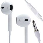 Fone de Ouvido Compativel para iPhone 5 5S 6 6S Branco
