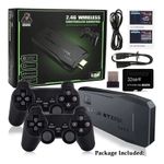 Videogame Retrô Clássico Sem Fio Gamepad 4k