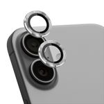 Protetor de Lente para iPhone 16 - One Armor - Frame para câmera - Prata - Gshield
