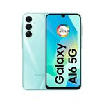 Smartphone Samsung Galaxy A16 5G 256GB - Verde Claro, RAM 8GB, Tela 6.7", Câmera Tripla 50MP + Selfie 13MP