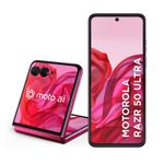 Smartphone Motorola Razr 50 Ultra 5G - Pink, 512GB, 24GB RAM Boost, Câmera 50 MP, Selfie 32 MP e Tela de 6,9"