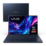 Notebook VAIO FE16 AMD® Ryzen 7-5825U Linux 8GB RAM 512GB SSD 16" IPS WUXGA Antirreflexo - Cinza Grafite
