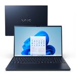 Notebook VAIO FE16 AMD® Ryzen 7-5700U Windows 11 Home 32GB RAM 512GB SSD 16" IPS WUXGA - Cinza Grafite