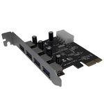 Placa Pci-e Controladora Comtac, 4 Portas Usb 3.0 - 27129349-r.03